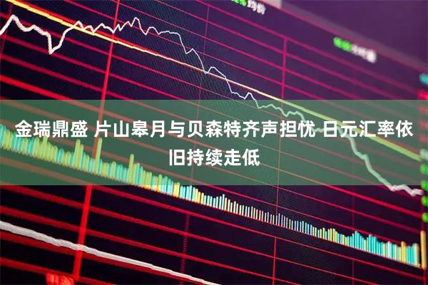 金瑞鼎盛 片山皋月与贝森特齐声担忧 日元汇率依旧持续走低