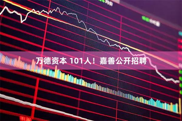 万德资本 101人!嘉善公开招聘